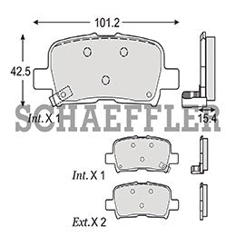 RV-D86577400 BALATAS 7740-D865 MDX 05/06 HONDA ODYSSEY 02/04 PILOT 2003 Y 05/08 ACURA