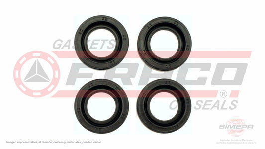 S-028021-V SEAL (4 PZA)(ES-16057) 26X49X10 NISSAN TSURU TSUBAME SENTRA GS1 GS2 GA16DE DOHC 91/10 SPARK PLUG SEAL X 4 NISSAN