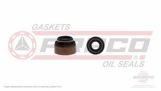 S-5201-V SELLO DE VALVULA (RETEN) (50 PZA)(SV-81110) 1.4L 1.5L 2.0L 2.2L 3.0L MAZDA 4 CIL V6 121 B-2200 F2 2.0L 88/ … FORD