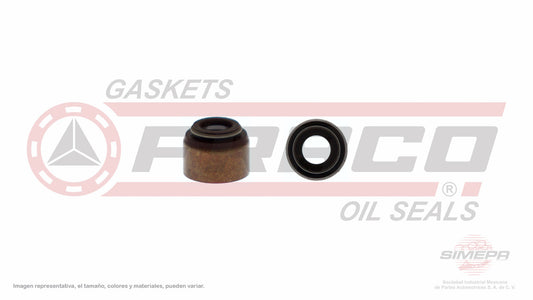 S-5237-V VALVE SEAL (RETAIN) (50 PC)(SV-8160-V)(SV-92-VT) 4.3L 5.0L 5.7L GM V6 V8 CHEVROLET 262¨ VIN MPRW VORTEC METALICO 94/ GENERAL MOTORS