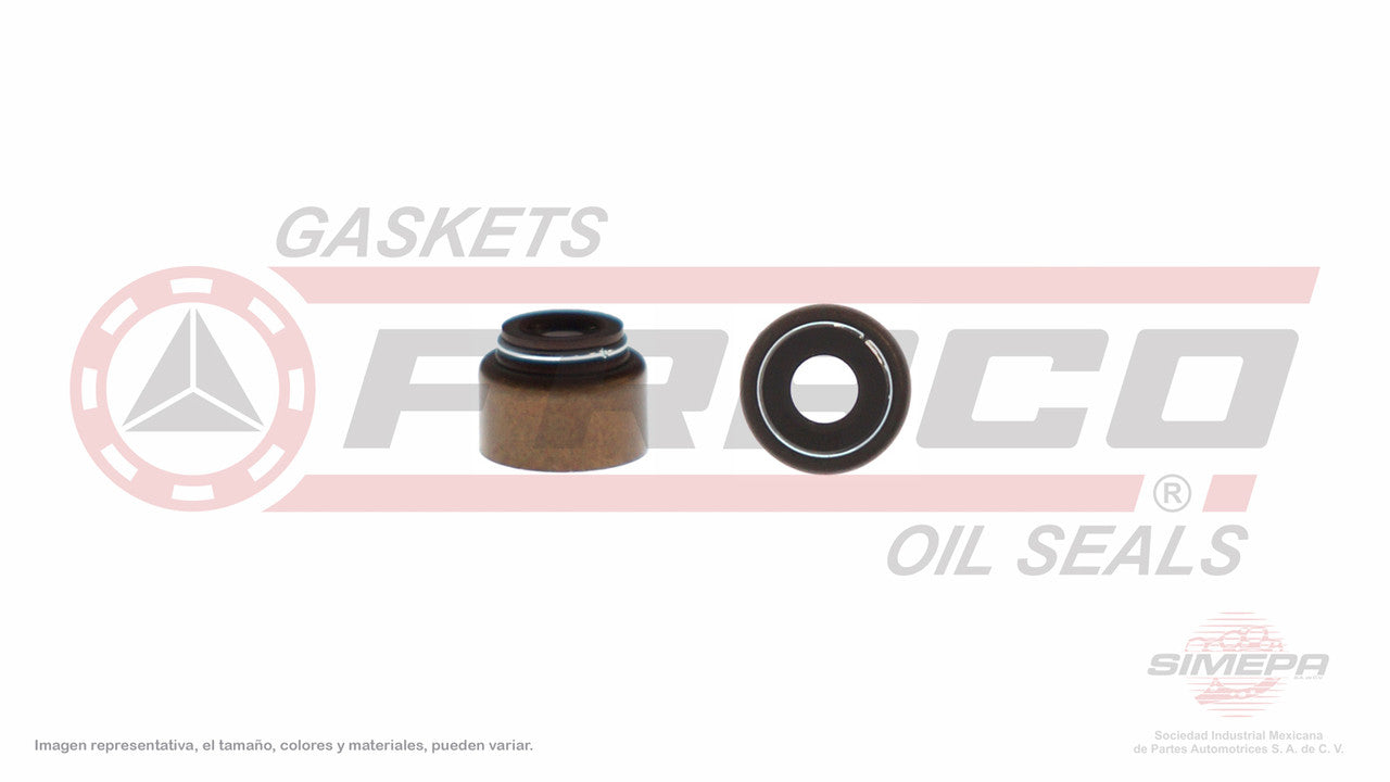 S-5243-V VALVE SEAL (RETAIN) (50 PC)(SV-8109-1V)(SV-107-VT) 2.3L 2.4L GM 4 CYL CHEVROLET DOHC PONTIAC SUNFIRE CAVALIER 93/04 GENERAL MOTORS