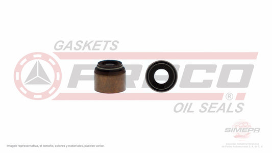 S-6102-V VALVE SEAL (RETAIN) (50 PC)(SV-8250-V) 2.4L 2.6L 3.0L MITSUBISHI 4 CYL V6 VOYAGER G64B L300 G54B 6G72 CHRYSLER