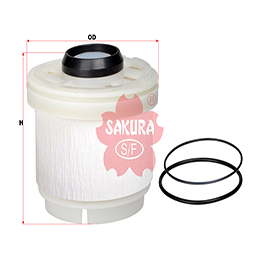 SAK-F-1111 FILTRO DE GASOLINA L-200 4 CIL 2.5L DIESEL TURBO 10/19 MITSUBISHI