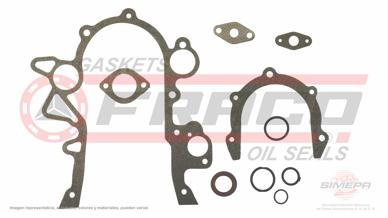 TCX-1162020 EMPAQUE DE DISTRIBUCION (TC-6254)(DJ-81410) 3.3L 3.8L CHRYSLER V6 DODGE OHV CARAVAN VOYAGER TOWN COUNTRY 90/01 CHRYSLER