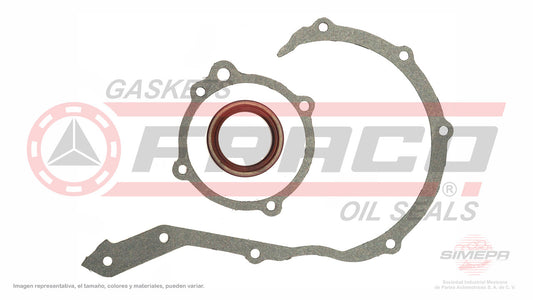 TCX-2660050 EMPAQUE DE DISTRIBUCION (TC-6325) 3.9L 4.9L FORD 6 CIL 240 300 CARBURADOS 65/84 FORD