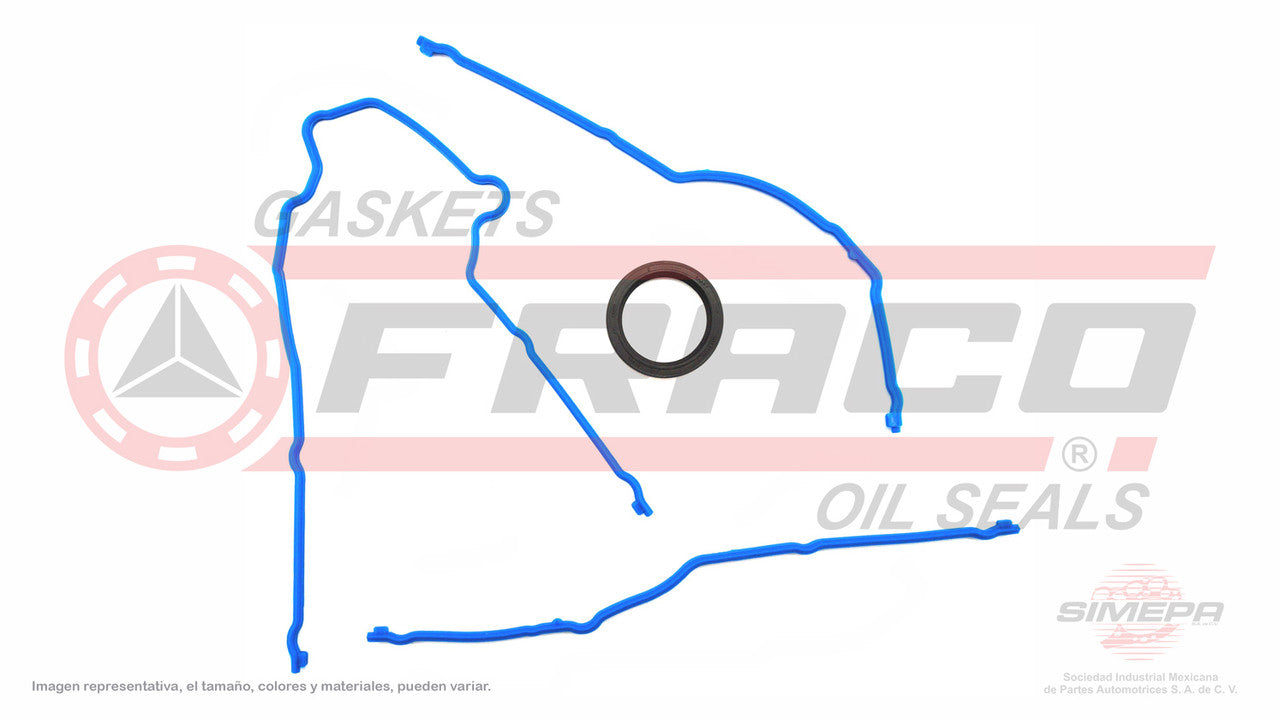 TCX-2682072 EMPAQUE DE DISTRIBUCION (TC-6356)(DJ-81541) 4.6L FORD V8 TRITON GRAND MARQUIS LINCOLN LOBO MEX-F250 91/96 LIGAS CORTAS FORD