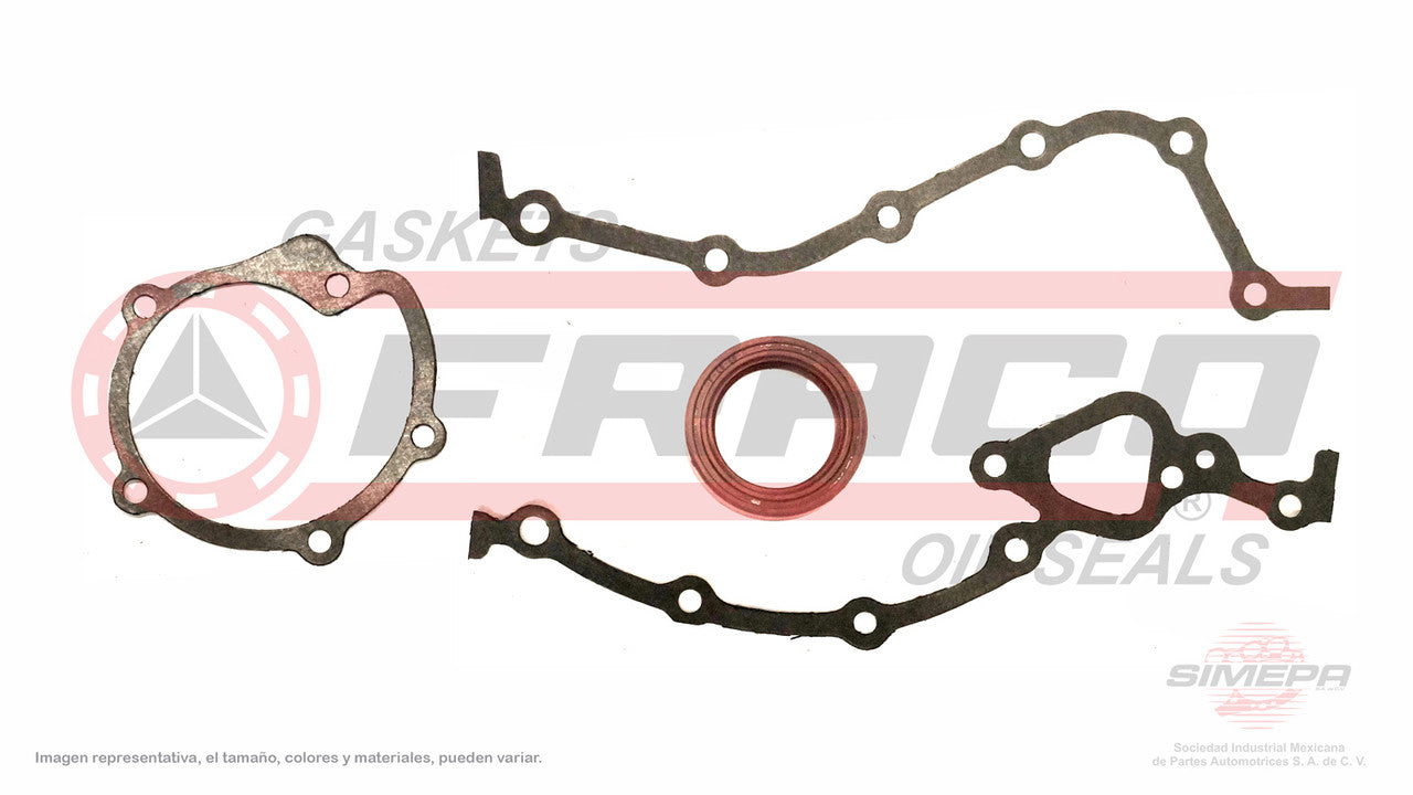 TCX-5540340 EMPAQUE DE DISTRIBUCION (TC-6250) 2.6L CHRYSLER VOYAGER ( MITSUBISHI G54B ) 887 96 CHRYSLER