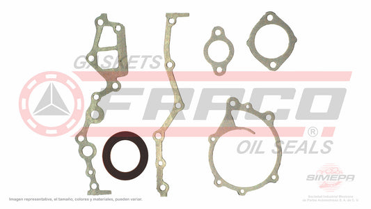 TCX-5840200 EMPAQUE DE DISTRIBUCION (TC-61218) 1.8L 2.0L NISSAN 4 CIL L18 L20 70/81 NISSAN