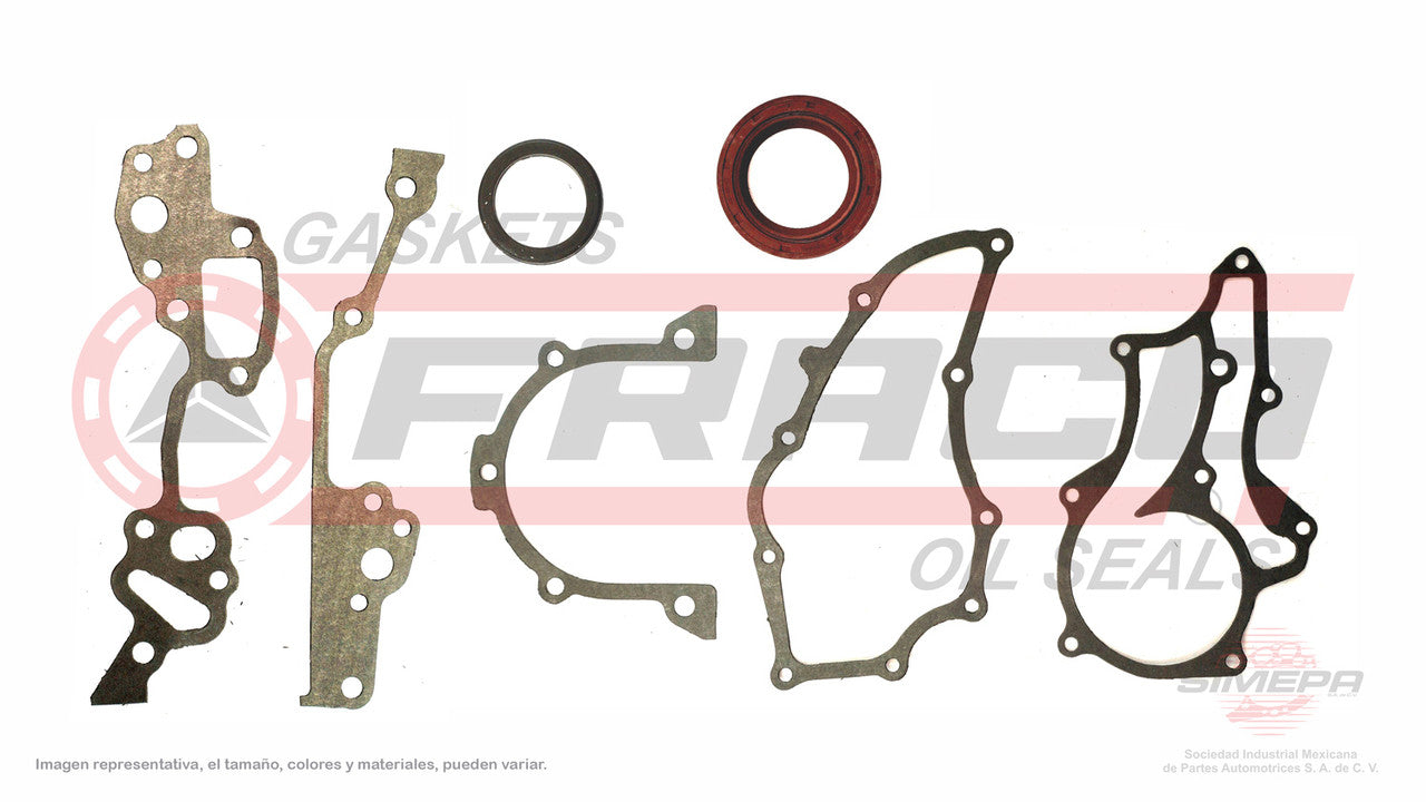 TCX-8040332 EMPAQUE DE DISTRIBUCION (TC-61310-1) 2.4L TOYOTA 4 CIL HILUX 22R 85/99 TOYOTA