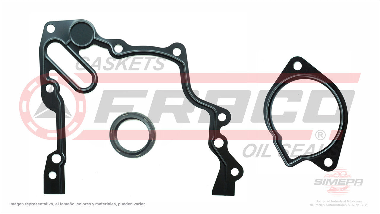 TCX-8640090 GASKET SET DJ-891 VW 4 CYL LUPO POLO FOX SPORT VAN CROSS FOX 8V 03/08 VOLKSWAGEN