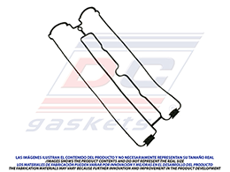 VS-3117-R EMPAQUE DE TAPA PUNTERIAS ASTRA 1.8/2.0/2.2L (DOHC) 16VAL. (ECOTEC) 00/08 OPTRA 2.0L 06/08 GENERAL MOTORS