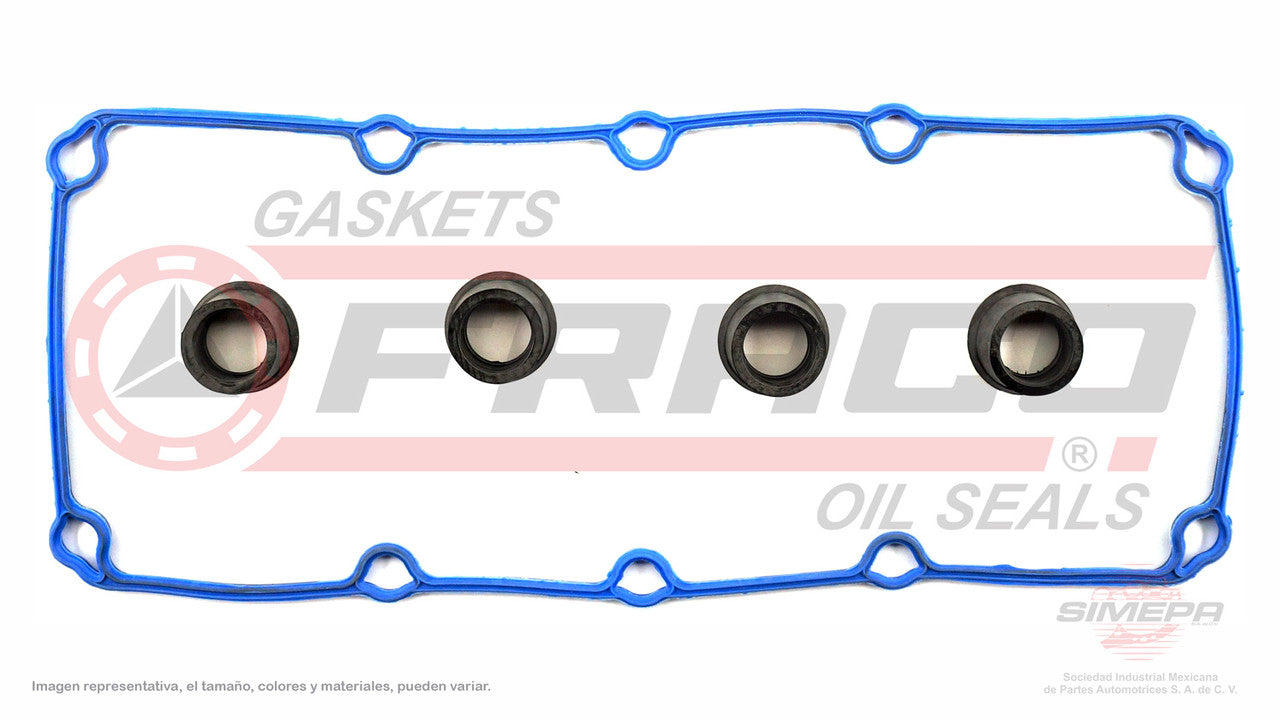 VSX-1140052 LEAD CAP GASKET (VS-3243-1R) 2.0L CHRYSLER DODGE NEON ECB SOHC 99/03 16V NEON MEX 99/03 NEON II RUBBER 4 CHRYSLER SPARK PLUG SEALS