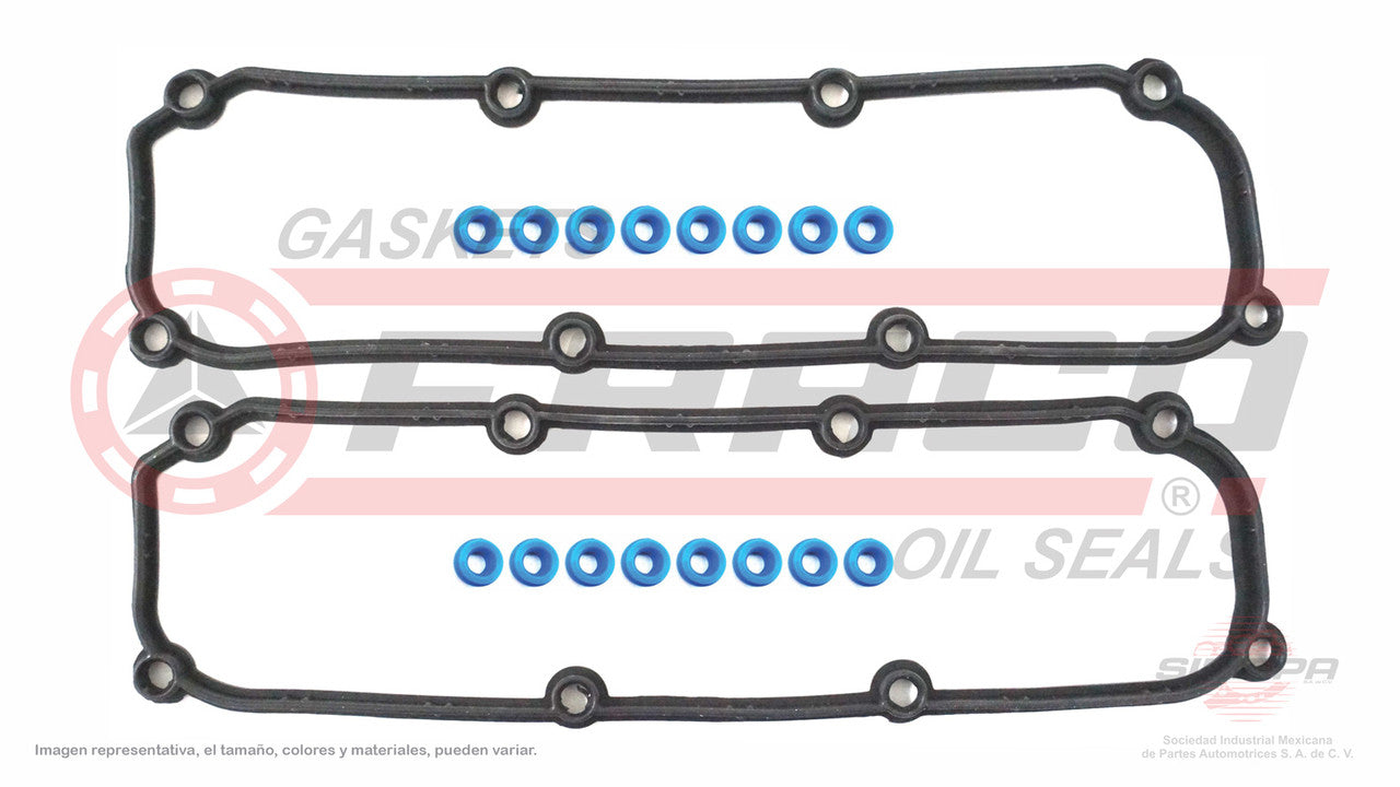 VSX-1162045 GASKET SET (VS-3254-3R) 3.8L EMP. AIM CHRYSLER DODGE V6 215 PACIFICA SEBRING 02/07. SILICON. 2 PCS CHRYSLER