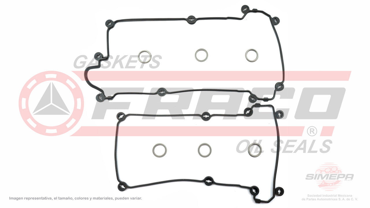 VSX-2662001 CAP GASKET TIPS (VS-3311-R)(PS-31517-D PS-31517-I) 2.5L FORD CONTOUR MYSTIQUE LDBA 95/00 2 PZA RUBBER SPARK PLUG SEALS FORD