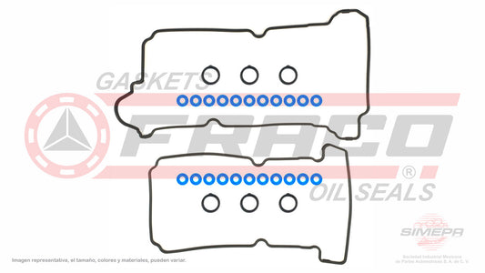 VSX-2662056 CAP GASKET POINTS (VS-3327-R)(PS-31526-D PS-31526-I ) 3.0L FORD V6 EXHAUST MEBA 01/01 2 PCS FORD RUBBER