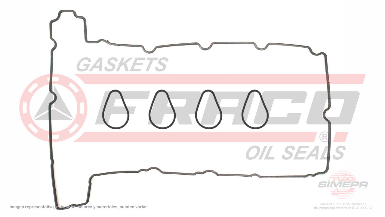 VSX-3040130 COVER GASKET TIPS (1 PIECE) 2.8L GM 4 CYL CHEVROLET COLORADO CANYON 04/06 SILICON. GENERAL MOTORS