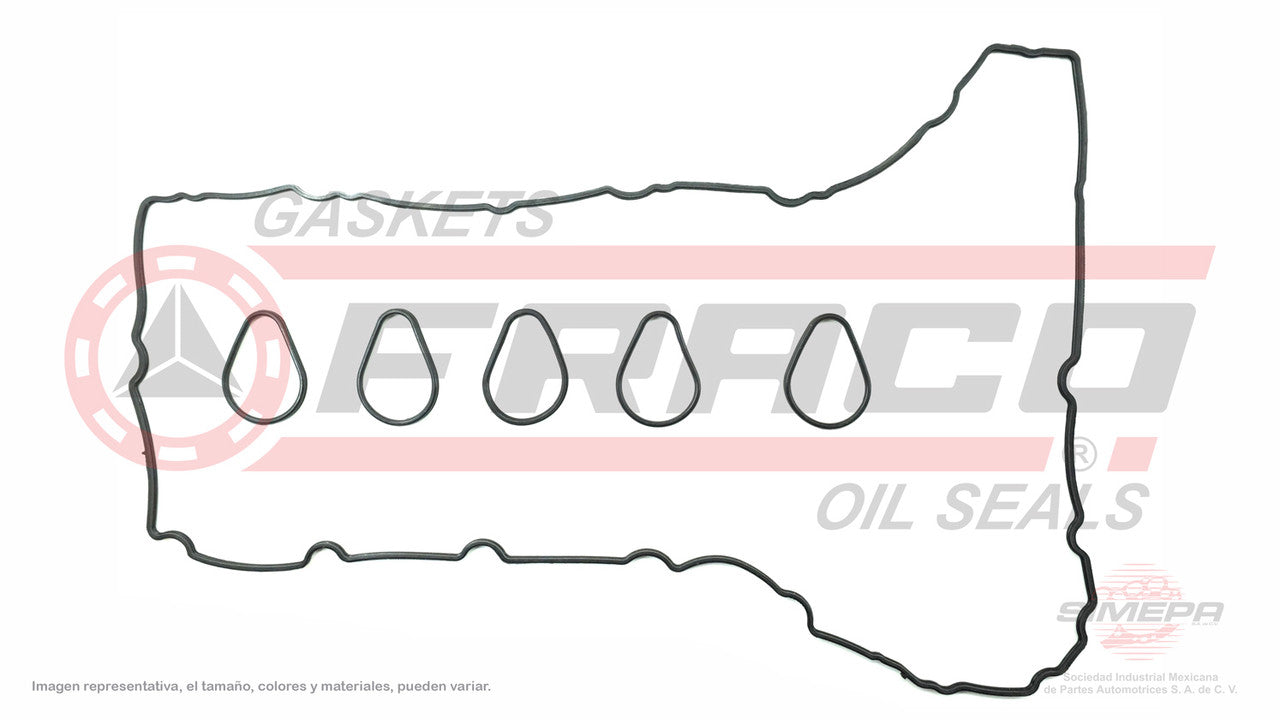 VSX-3050020 GASKET KIT (VS-3154-R)(PS-31240) 3.5L L5 20V COLORADO CANYON HUMMER H3 211CU DOHC 04/06. 6 PZ. SILICON. GENERAL MOTORS