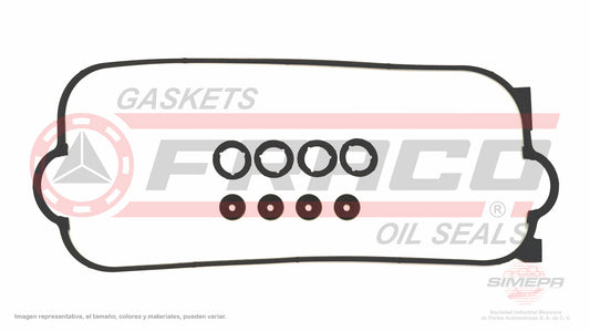 VSX-3540200 COVER GASKET TIPS (VS-31457-R) 2.3L HONDA 4 CYLINDER ACCOR F22A 95/15 4 RUBBER METAL WASHERS HONDA