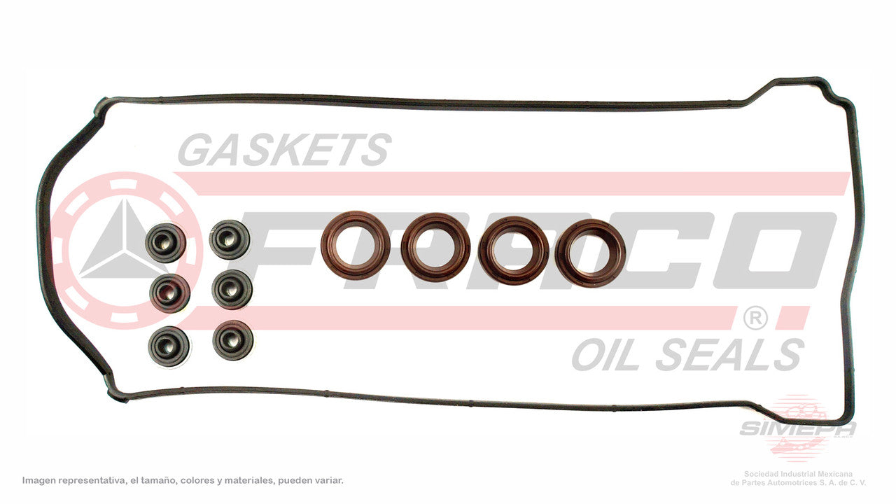 VSX-3540210 CAP GASKET TIPS (VS-31466-1R)(PS-354) 2.4L HONDA 4 CYLINDER CRV K20A K24A 02/15 6 WASHERS 4 SPARK PLUG SEALS HONDA