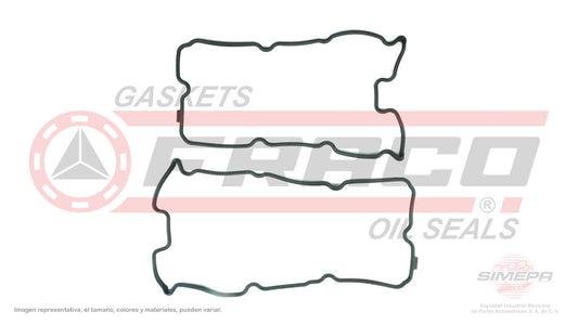 VSX-5862040 LEFT COVER GASKET (VS-31236-R)( PS-335-D PS-335-I) 4.0L V6 PATHFINDER FRONTIER X-TERRA VQ40DE DOHC 24V 05/10 2PZ SILI NISSAN