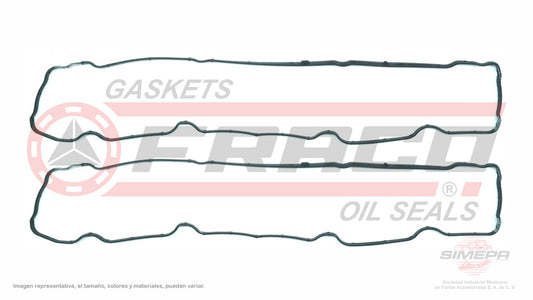 VSX-6240070 LEAD COVER GASKET (VS-31900-R)(PS-3251) 1.6L PEUGEOT 206 PARTNER 16V DOHC TU5JP4 00/08 (SILICON). PEUGEOT