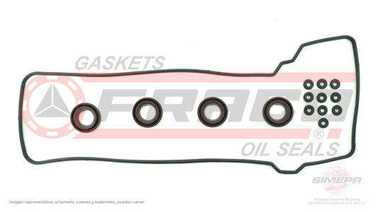 VSX-8040355 EMPAQUE DE TAPA PUNTERIAS (VS-31330-R)(PS-31309) 2.7L TOYOTA 4 CIL HILUX DOHC 3RZ-FE 16V 04/05. TOYOTA