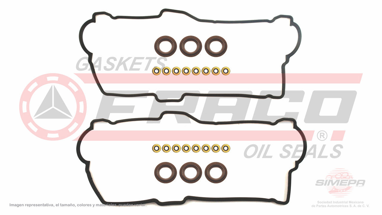 VSX-8062030 COVER GASKET (VS-31357-R) 3.4L 5VZFE DOHC 4RUNNER HILUX 95/02 2 GASKETS 6 COIL SEALS 16 WASHERS TOYOTA