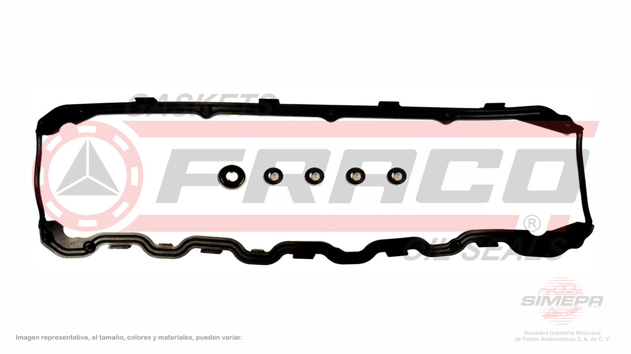 VSX-8650010 EMPAQUE DE TAPA PUNTERIAS (VS-31851-R VS-31870-R)(PS-390) 2.5L VW 5 CIL EUROVAN CARGO VAN 01/07 8 RONDANAS VOLKSWAGEN